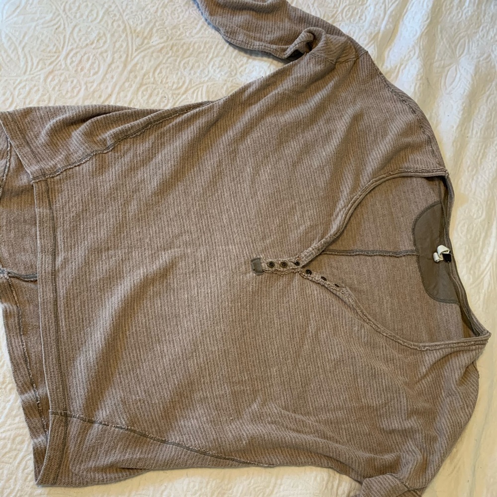 Free People 3/4 sleeve lounge top